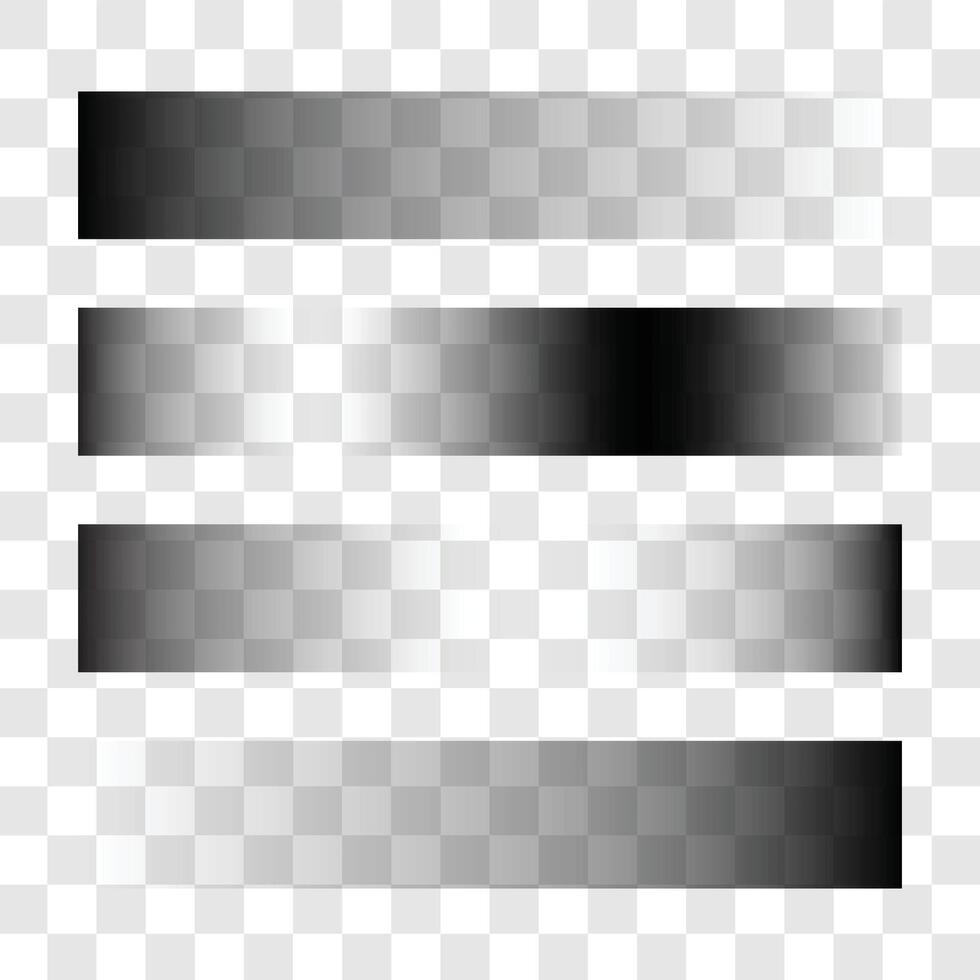 Set of illustration abstract black gradient vector