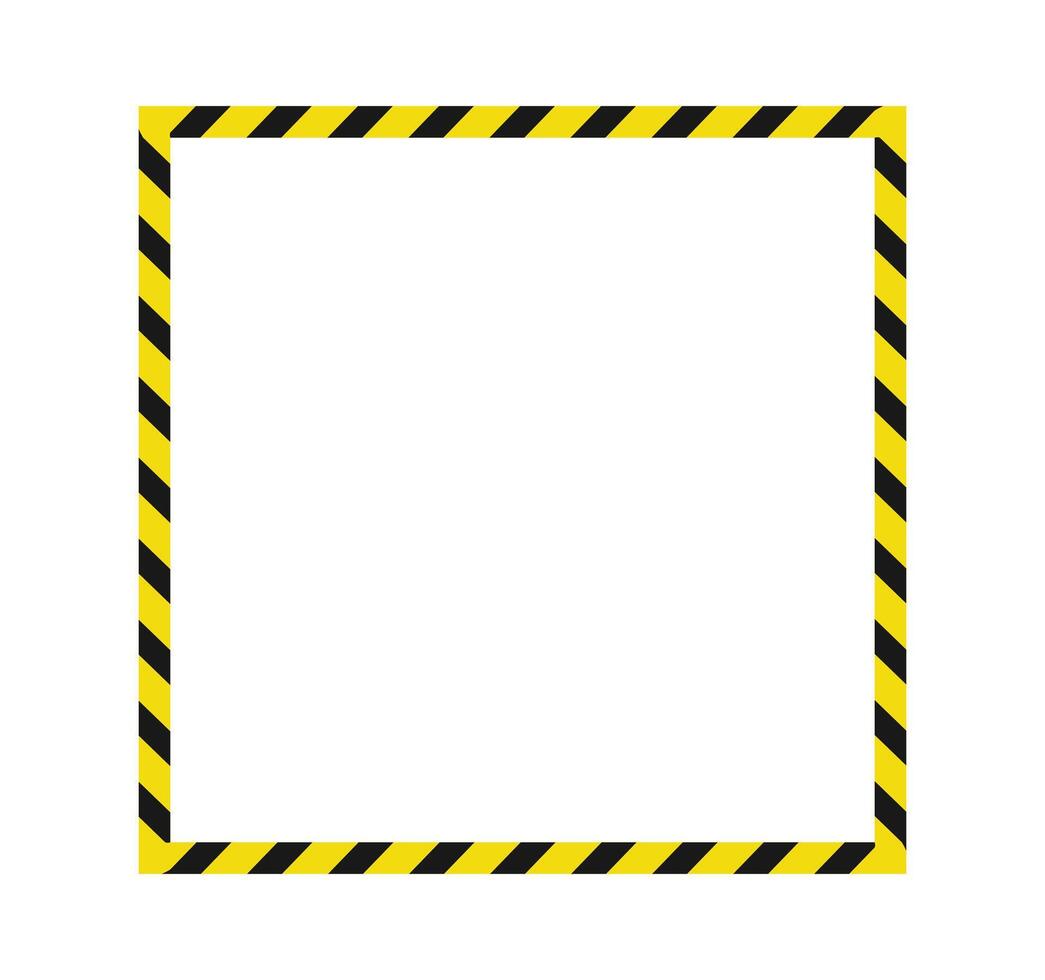 Warning strips frame images design illustration vector