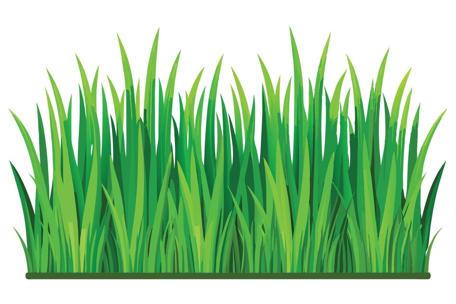 Lush Green Grass Field Image vector