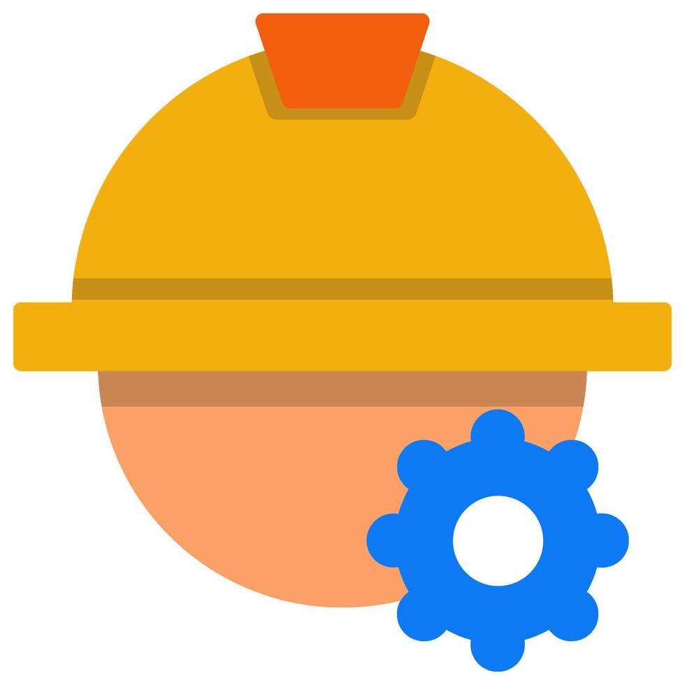 Engineering flat icon style vector