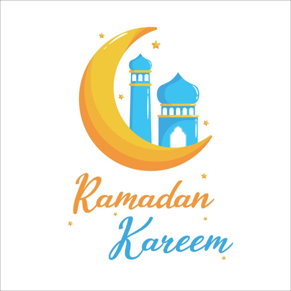 Ramadan kareem graphic design icon illustration use for t shirt, sticker, labels, and anything else vector