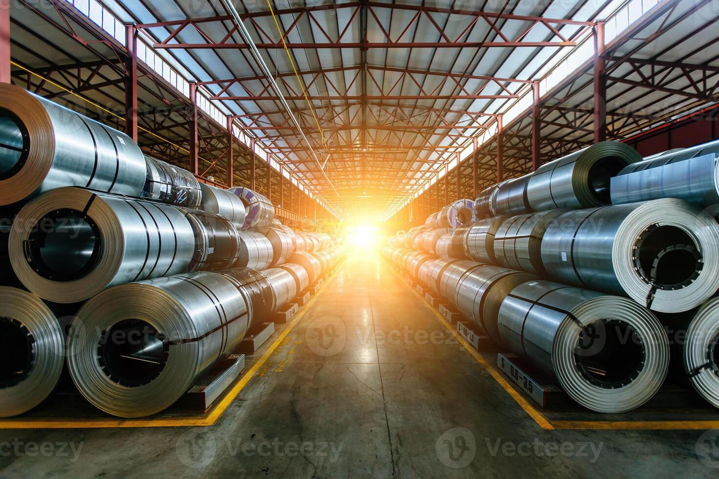 Rolls of galvanized steel sheet photo