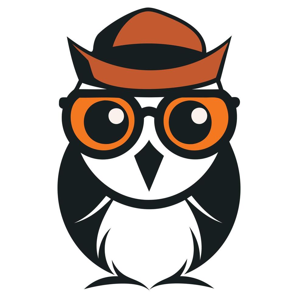 Whimsical Owl Art Playful and Unique vector