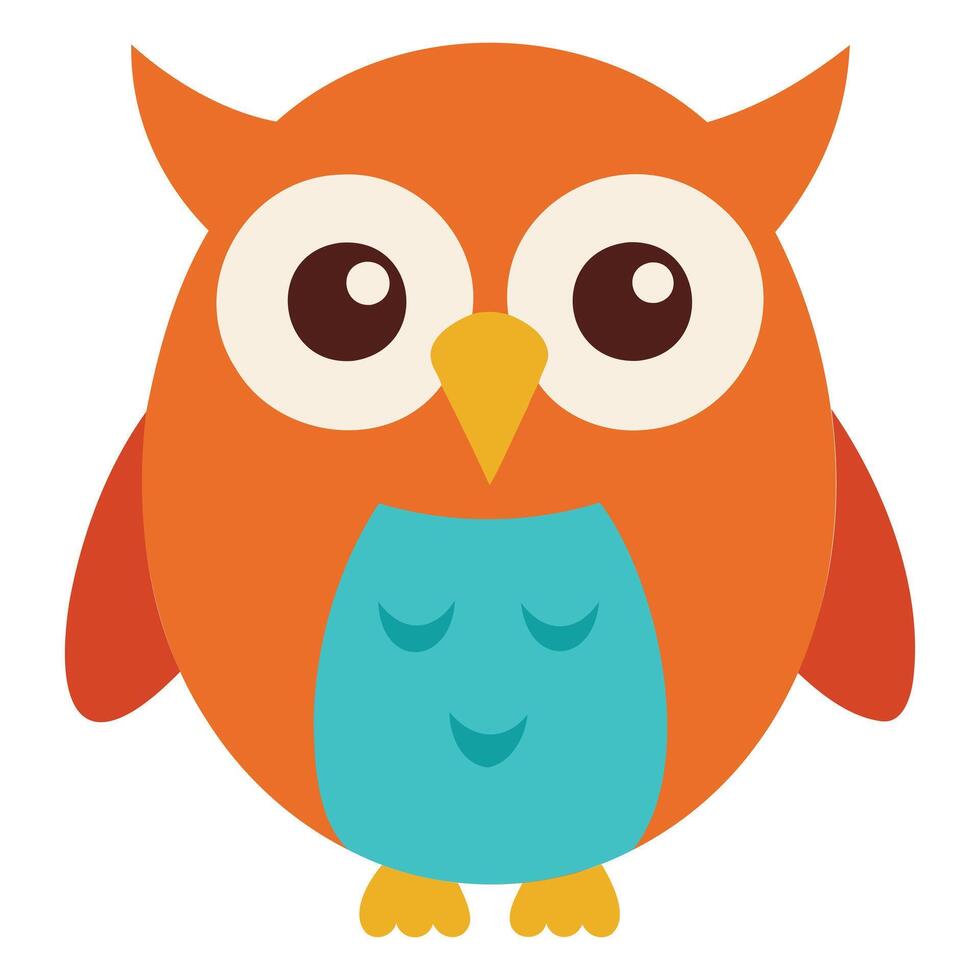 Mystical Owl Design Elegant and Wise vector