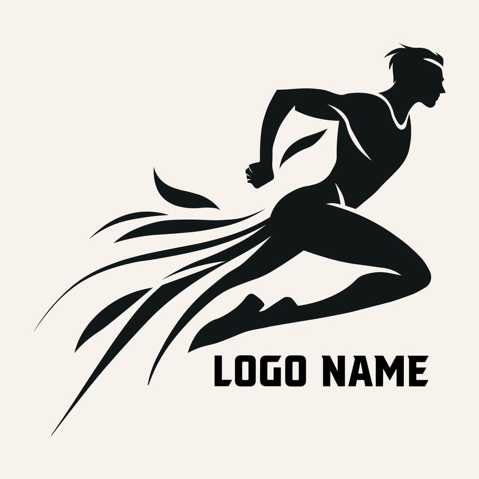 The logo consists of an abstract, stylized shape vector