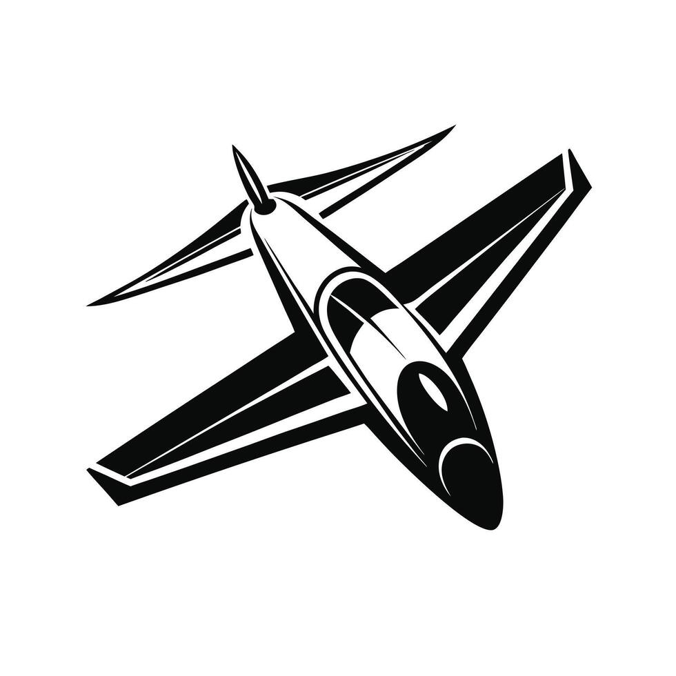 Glider Aircraft Icon vector