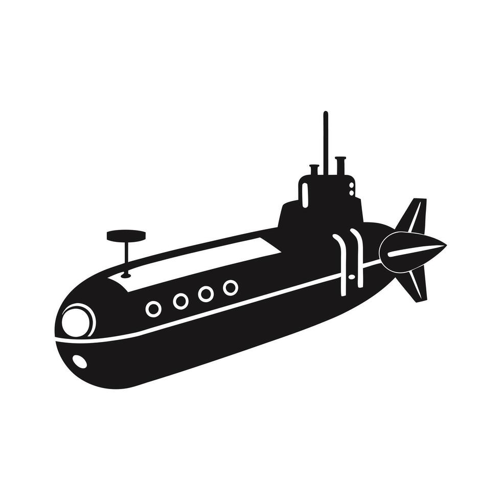 Compact Submarine Icon vector