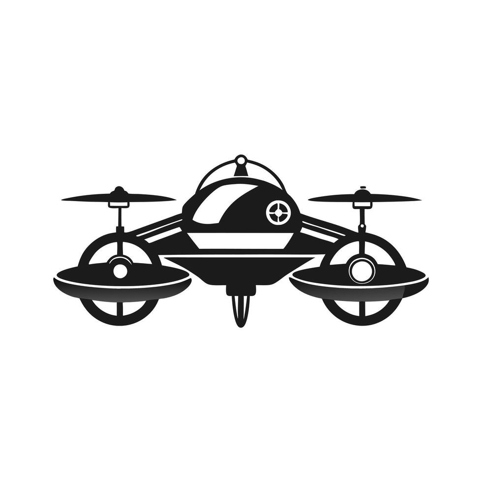 Futuristic Hoverbike Icon vector