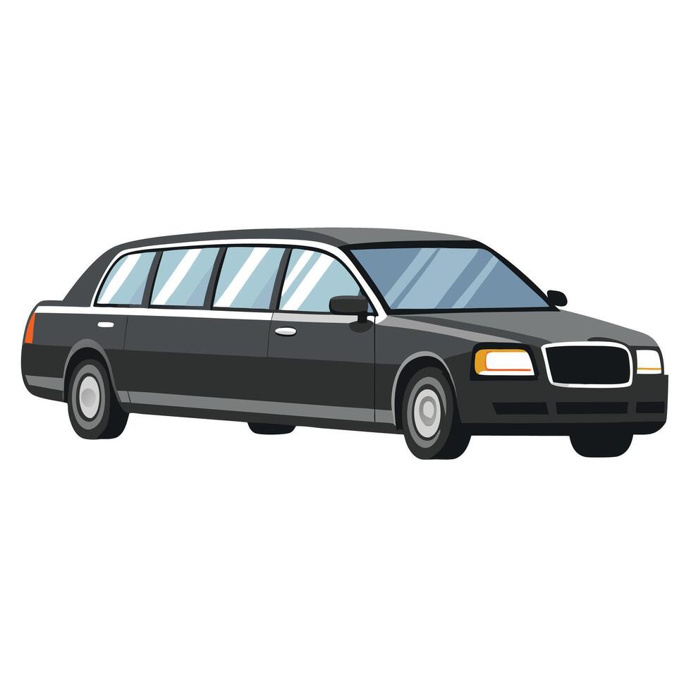High End Luxury Limousine Icon vector