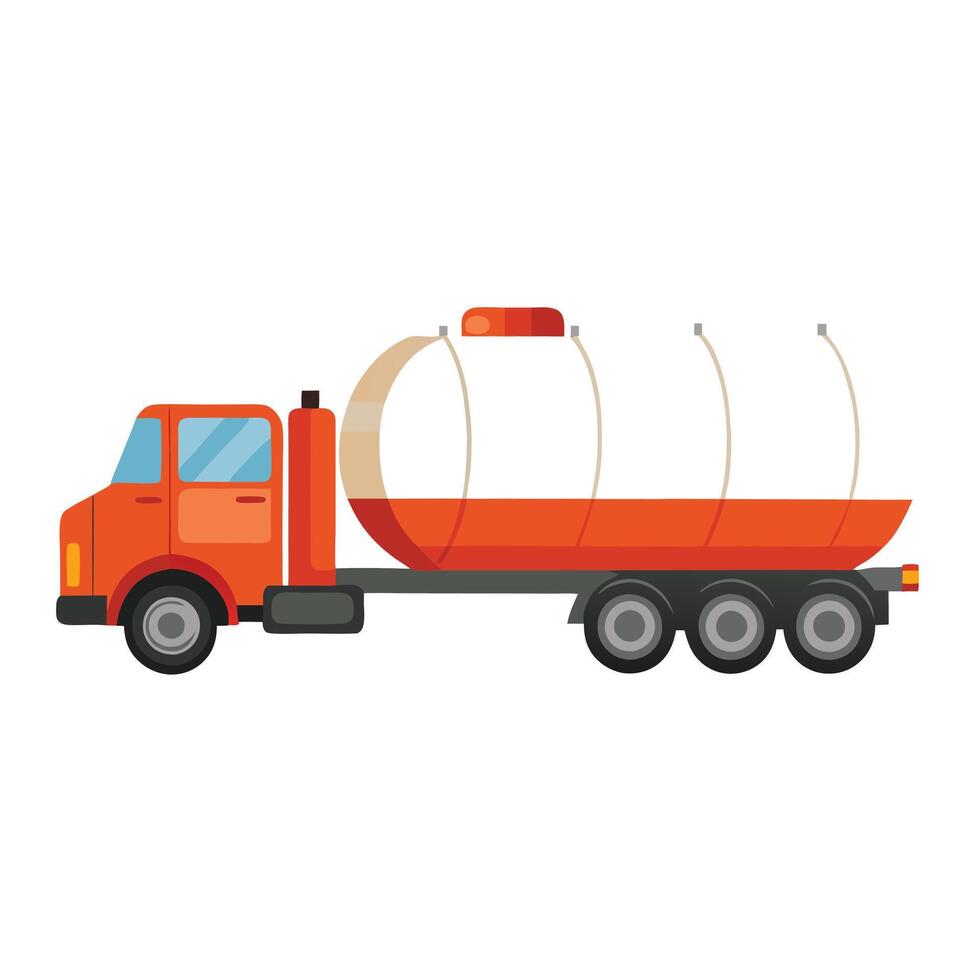 Simple Oil Tanker Icon vector
