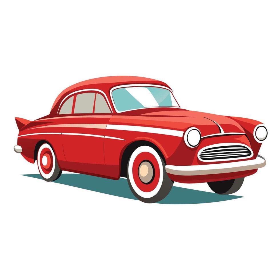 Vintage Retro Car Icon vector