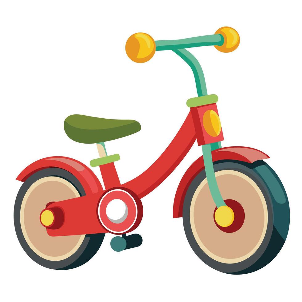 Cute Tricycle Icon vector