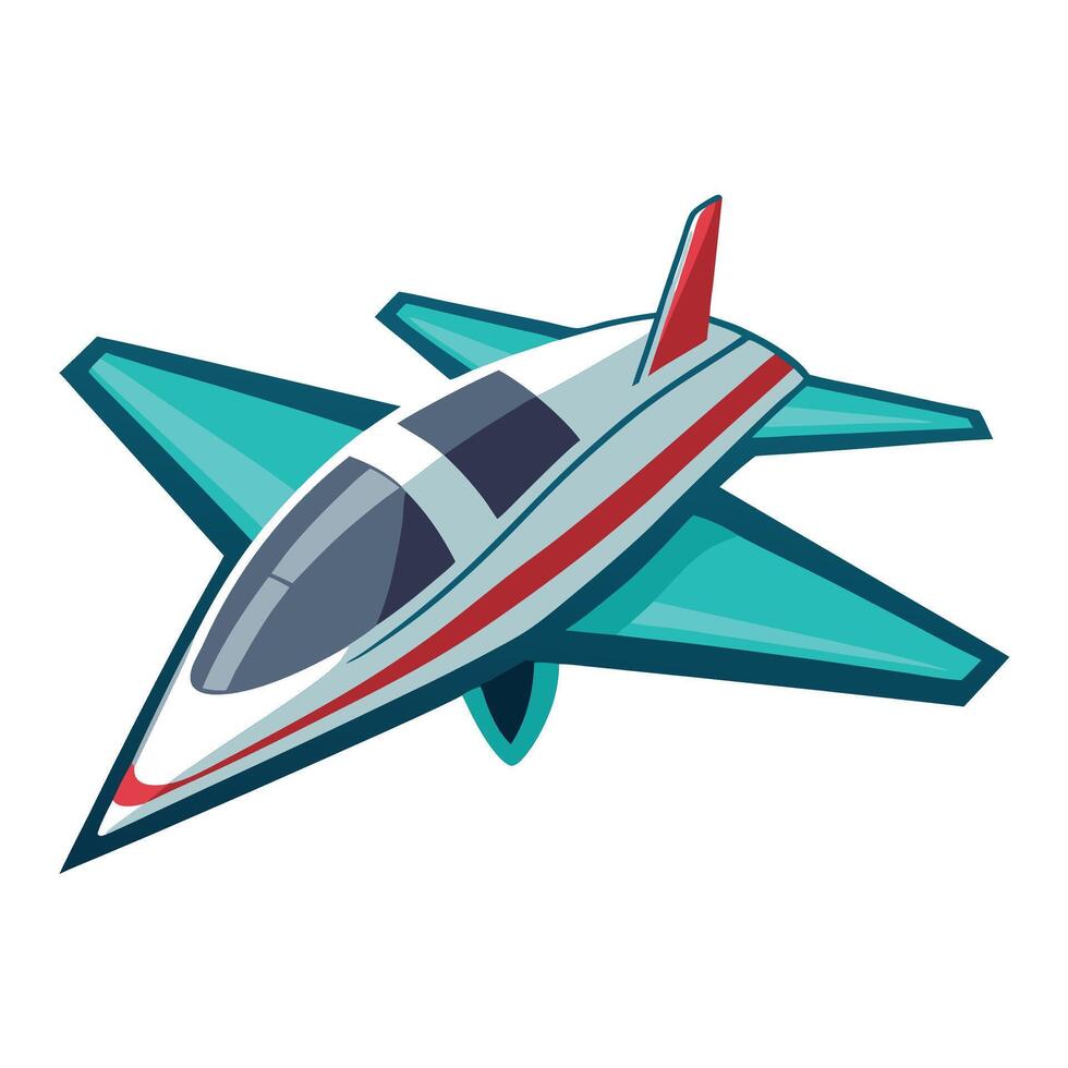 Compact Miniature Personal Jet Icon vector
