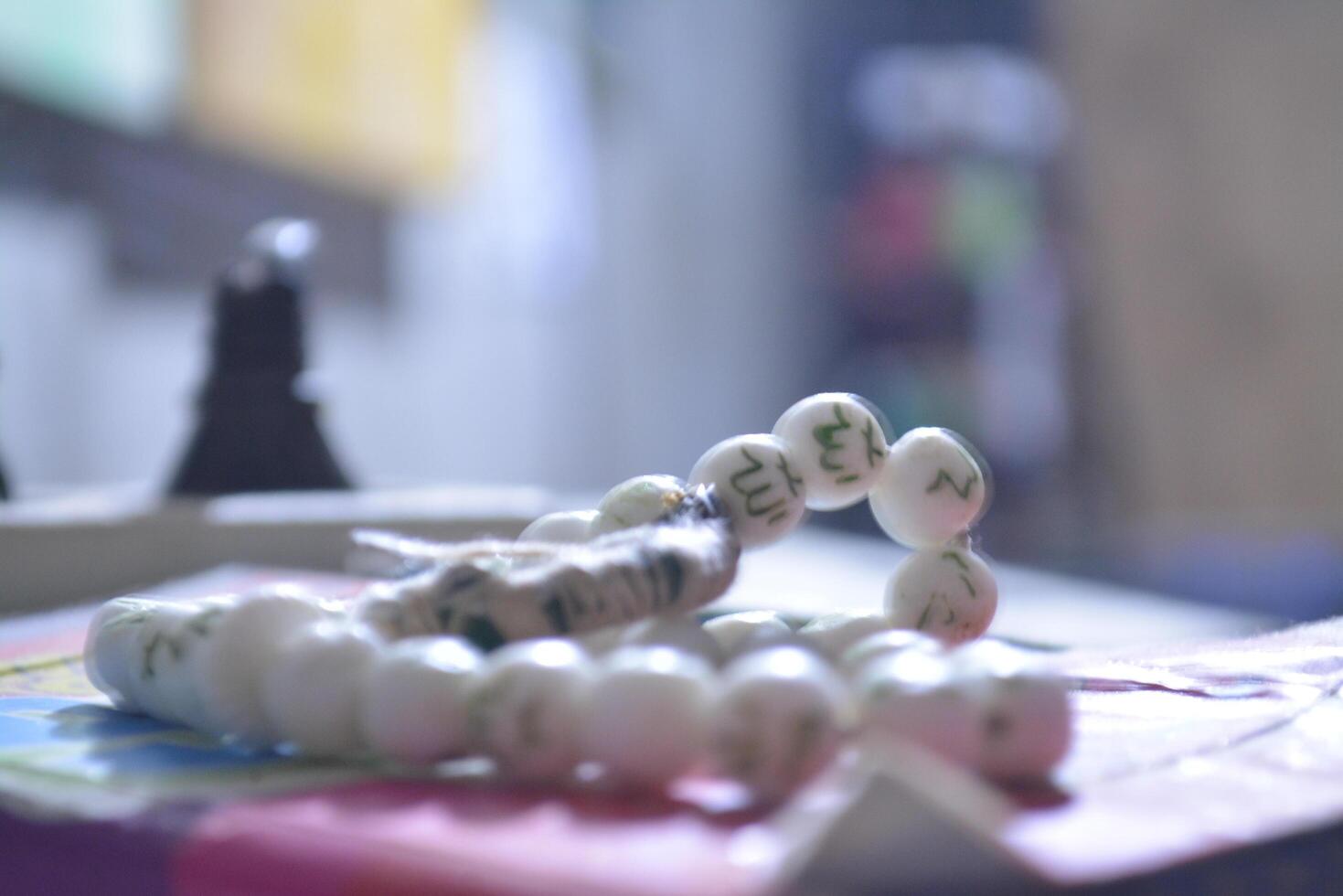 prayer beads,Tasbih or chaplet photo