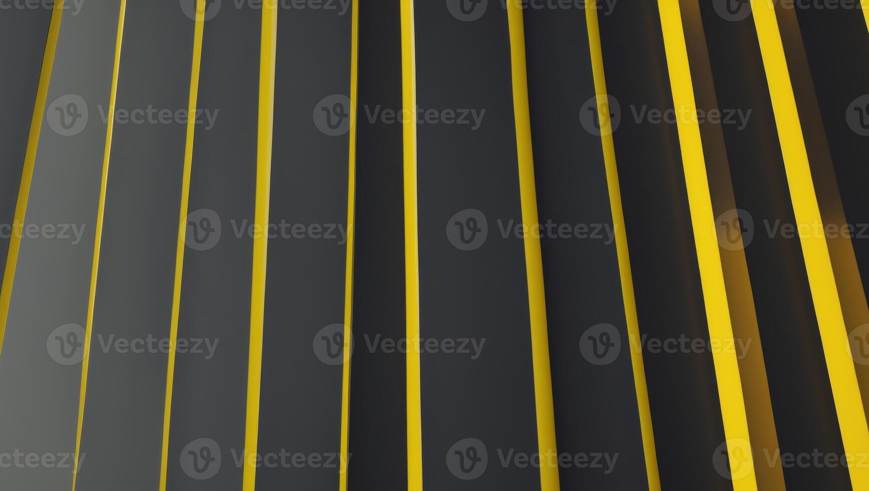 vertical yellow stripes on black background copy space photo