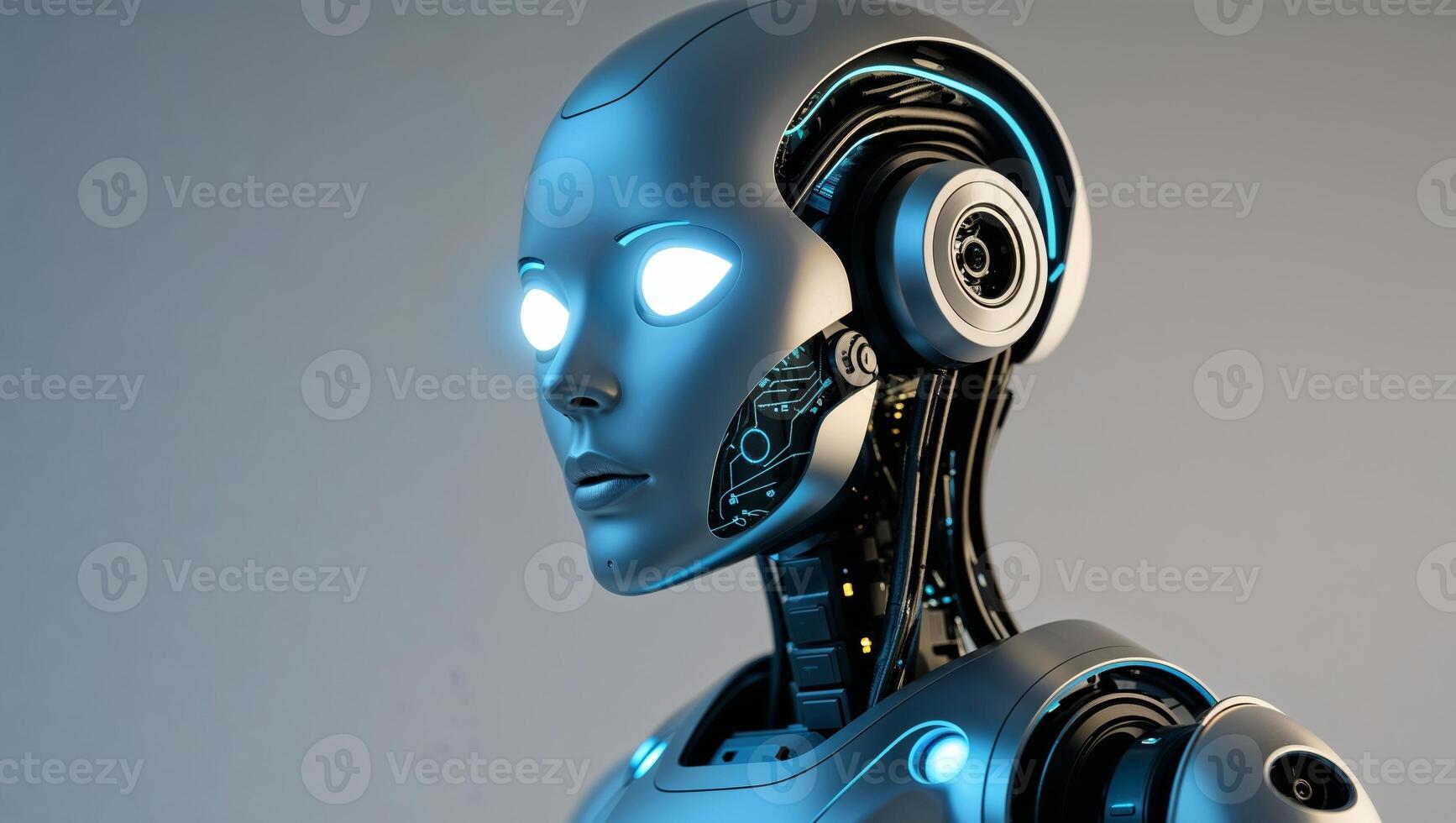An Android Robot Showcasing Advanced Technology photo