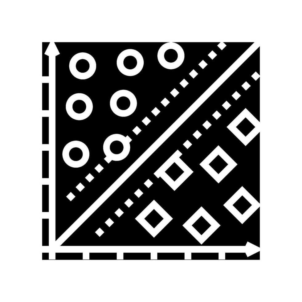 support machine svm glyph icon illustration vector