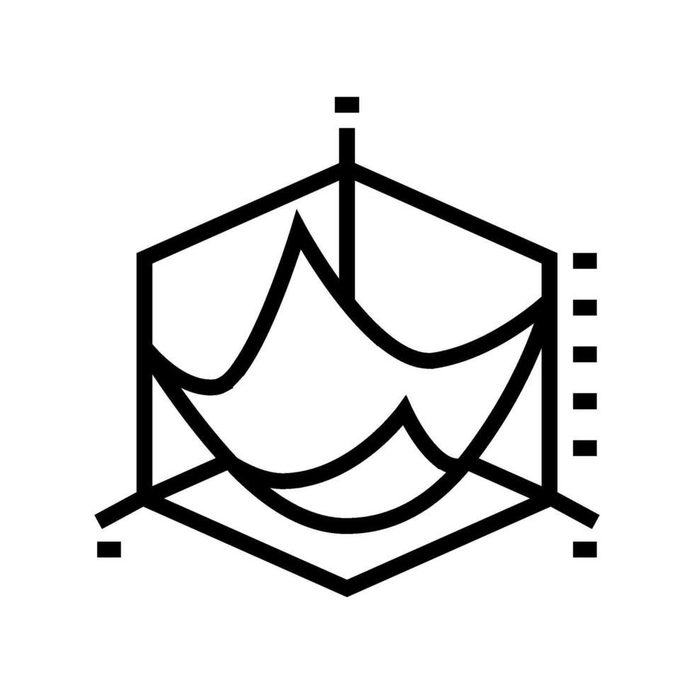 gradient descent arrow machine line icon illustration vector