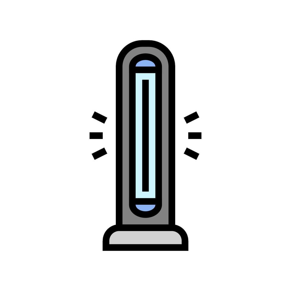 uv sanitizing lamp smart home color icon illustration vector