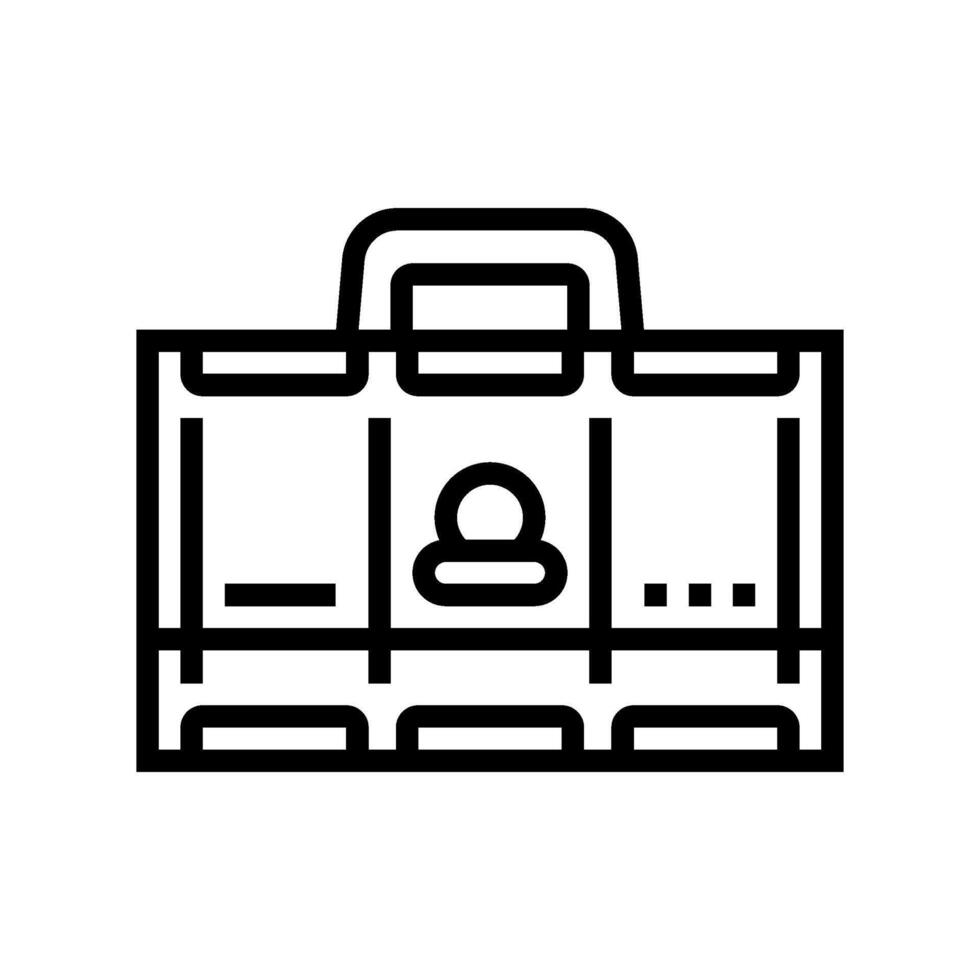 beer can holder redneck line icon illustration vector