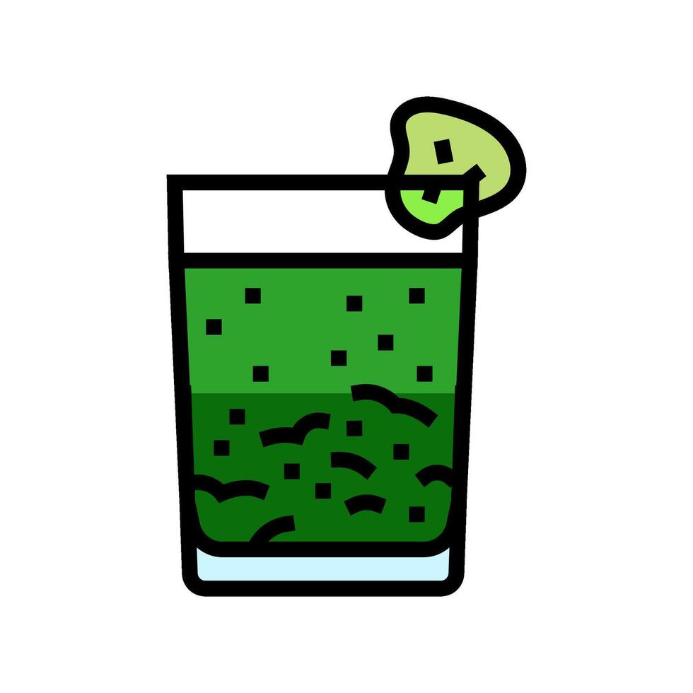 vegetable juice meal drink color icon illustration vector