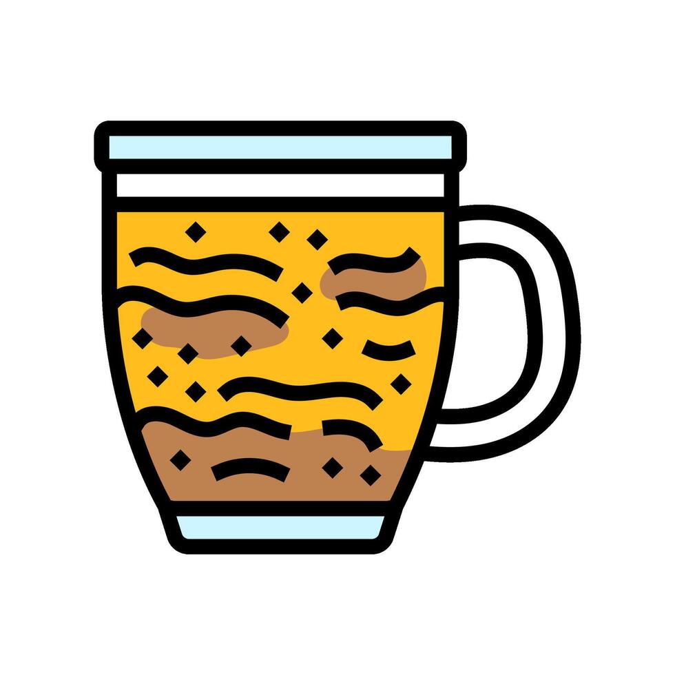 bone broth cup meal drink color icon illustration vector