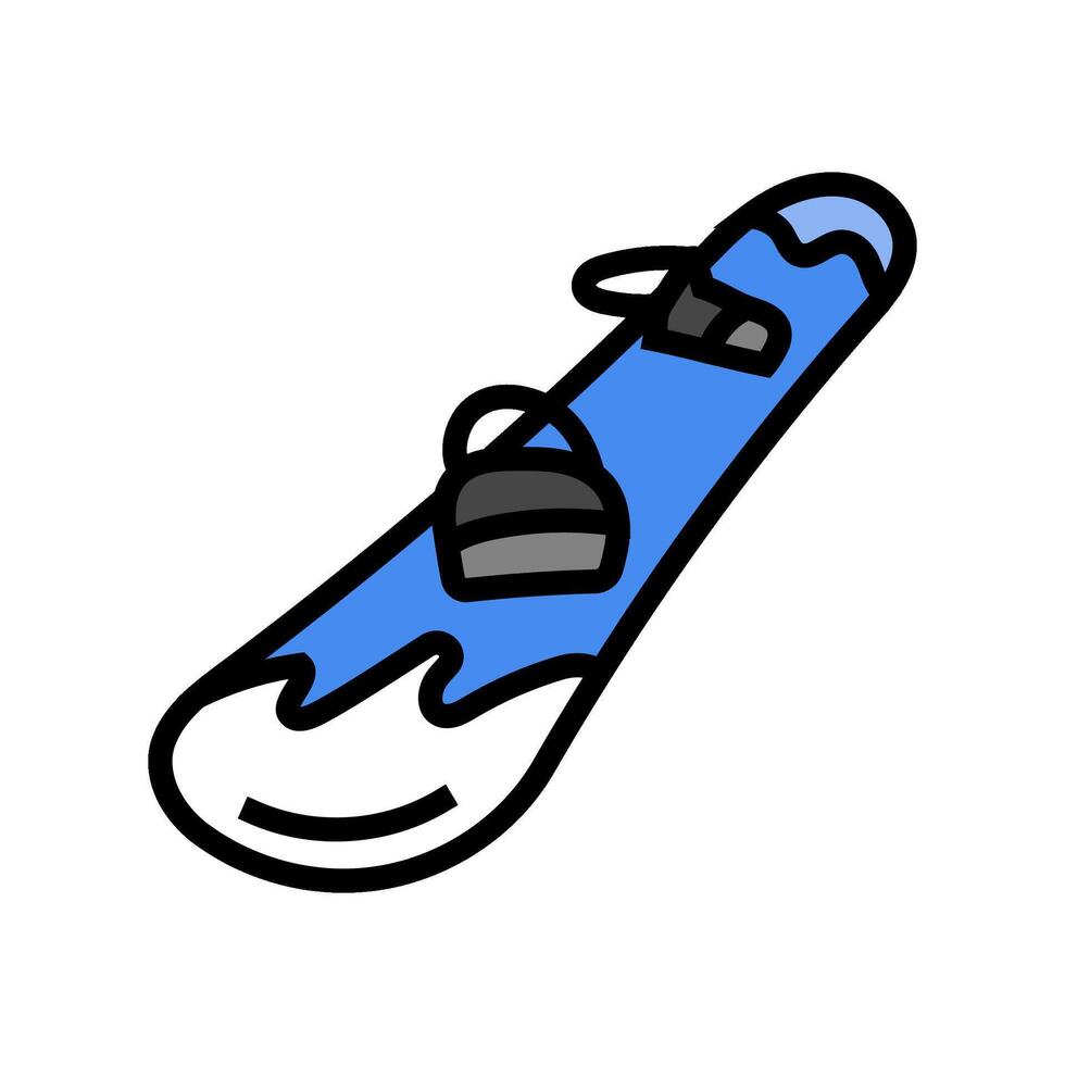 sport snowboard color icon illustration vector