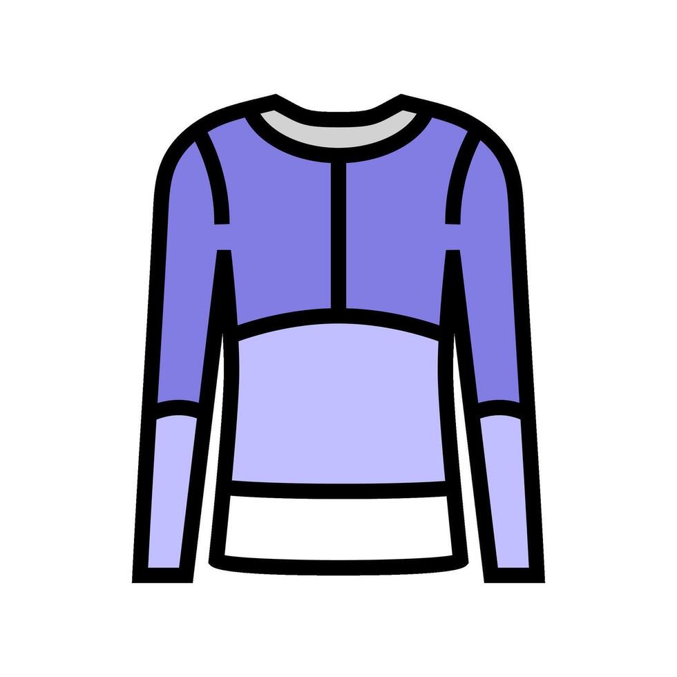 base layer thermal underwear color icon illustration vector