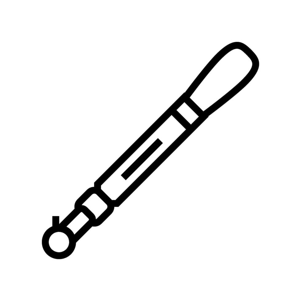 leash snowboard line icon illustration vector