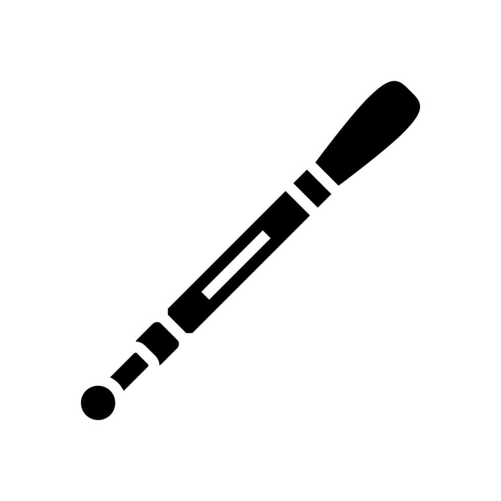 leash snowboard glyph icon illustration vector