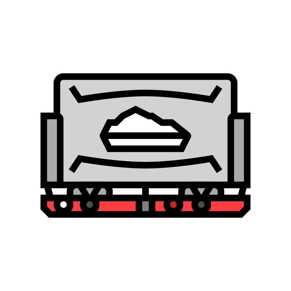 regulator gas burner stove color icon illustration vector