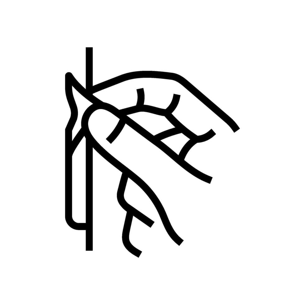 removal kinesio tape line icon illustration vector