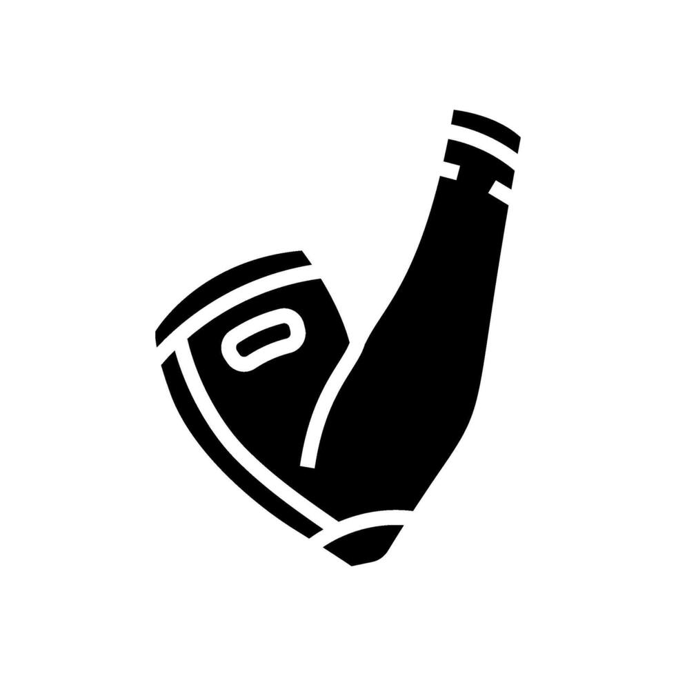 compression sleeve recovery wellness glyph icon illustration vector