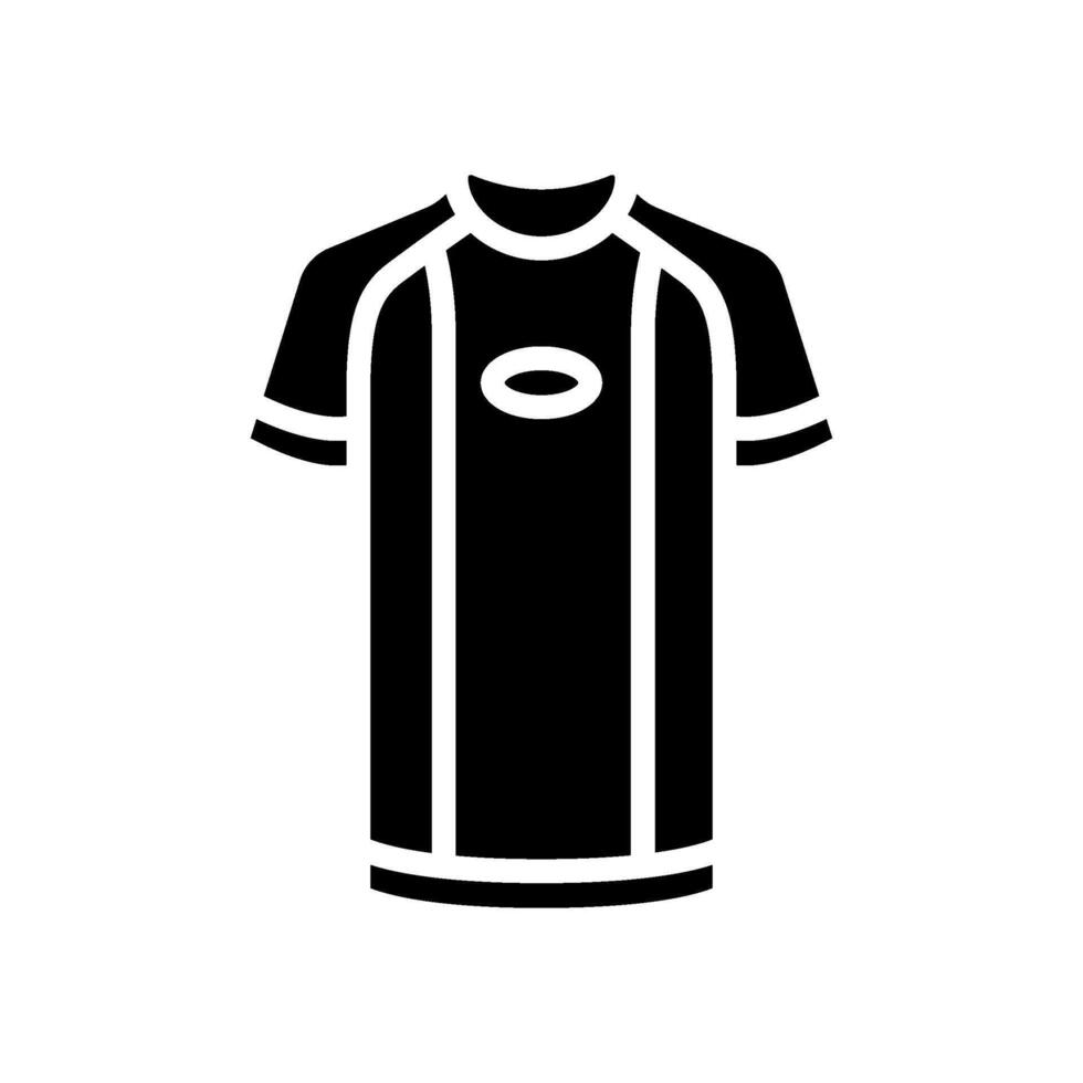 performance t shirt quick dry glyph icon illustration vector