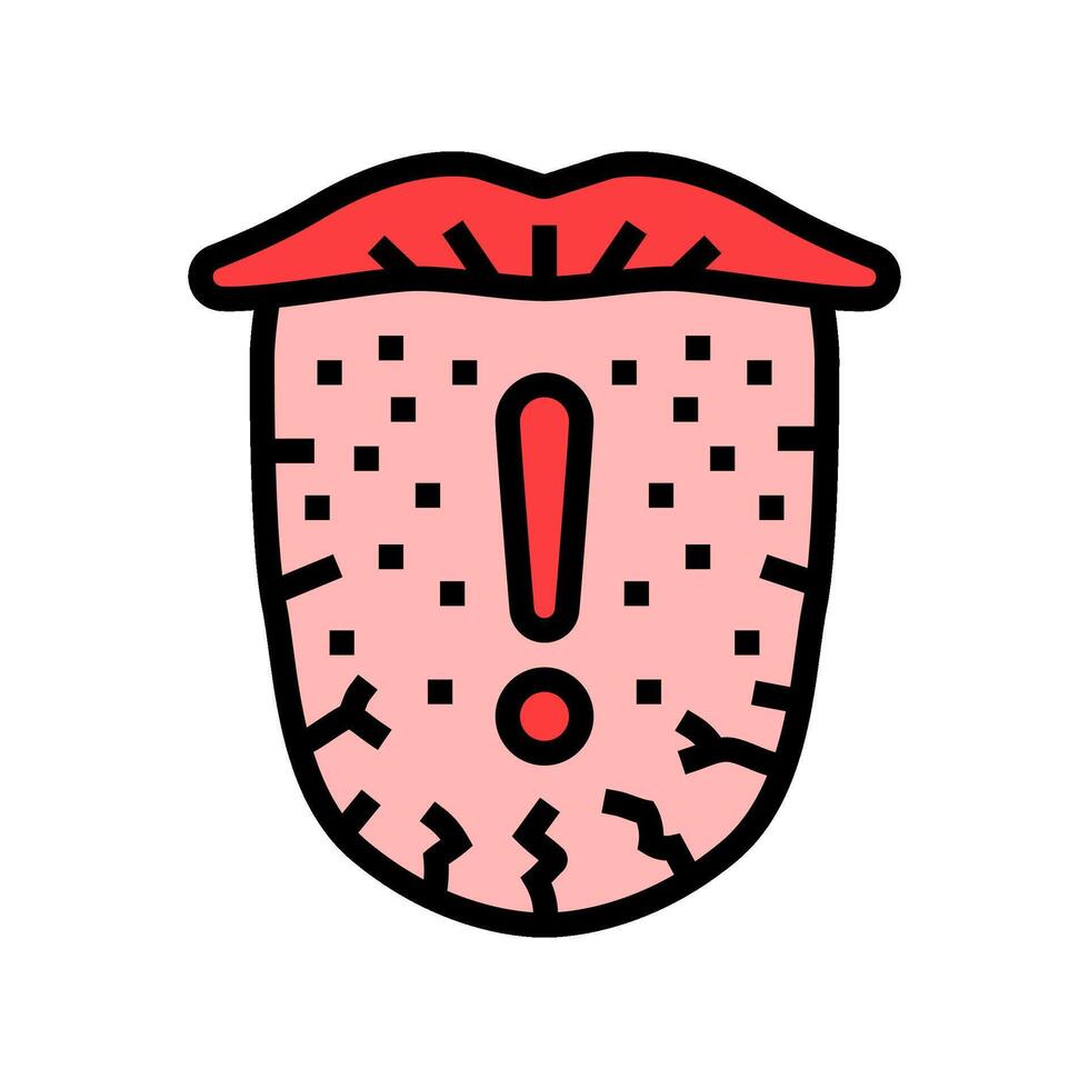 dehydration warning diarrhea color icon illustration vector