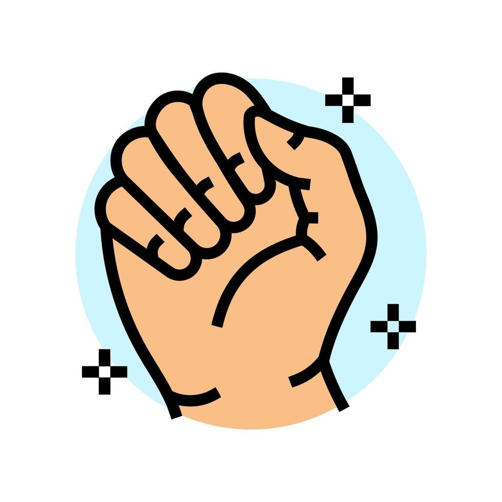 maintain proper nail hygiene color icon illustration vector