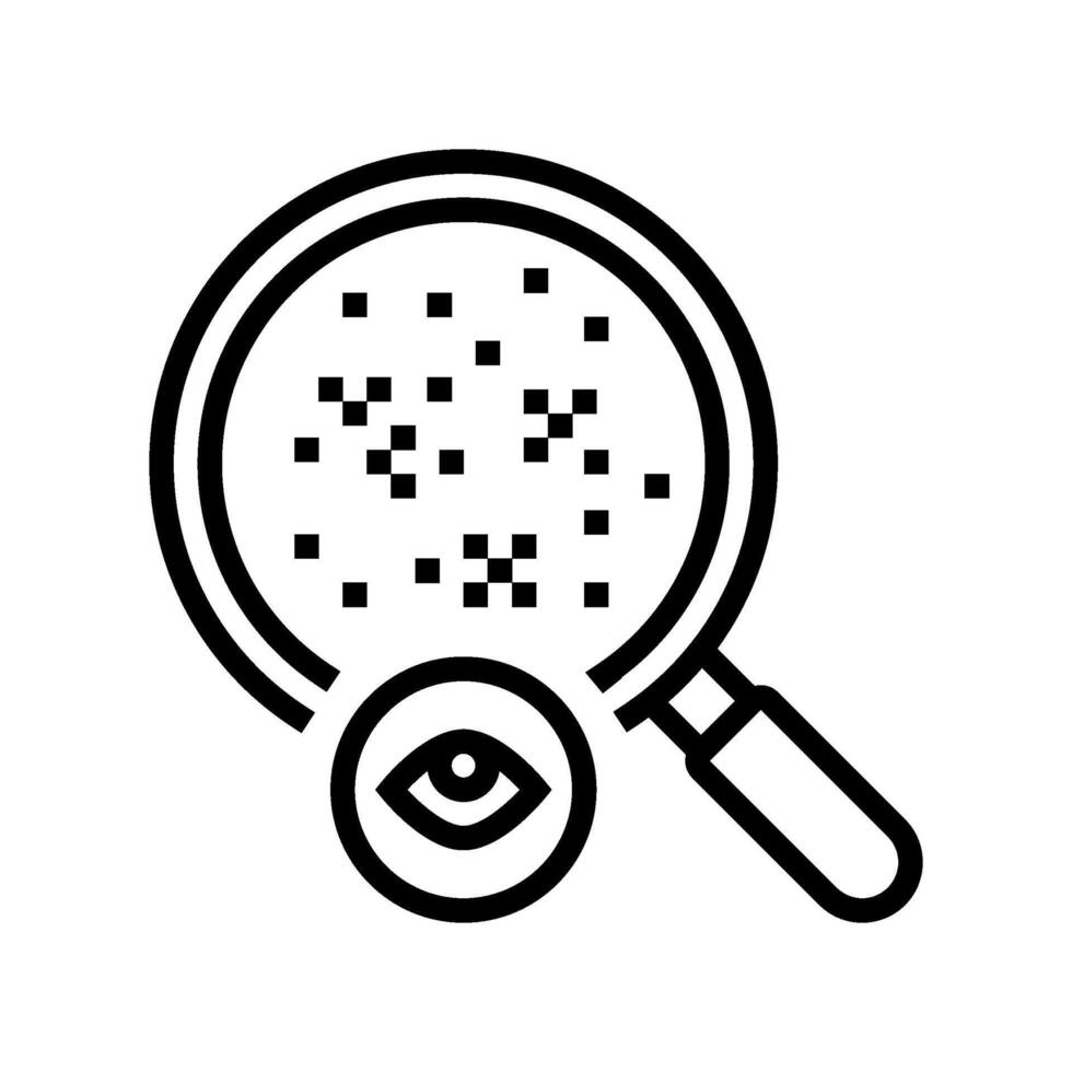 check for irritation intimate care line icon illustration vector