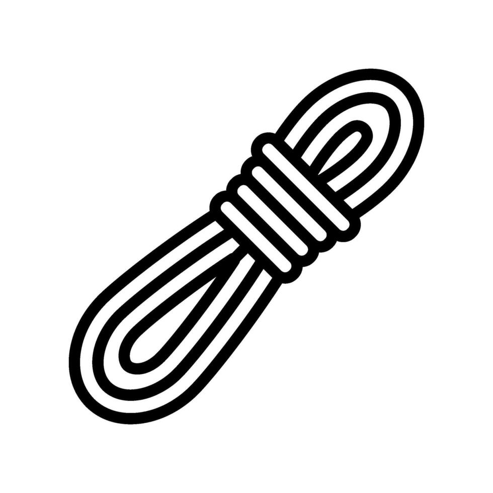 rescue rope water trip tourism line icon illustration vector