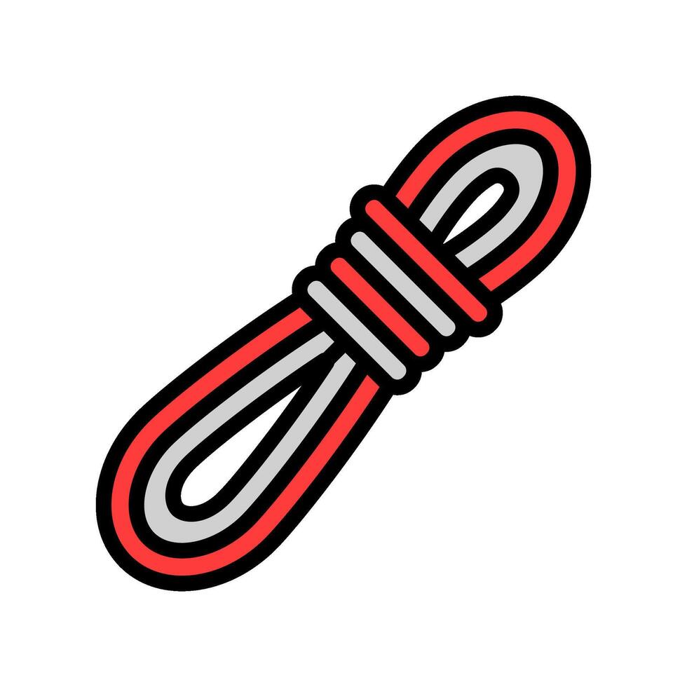 rescue rope water trip tourism color icon illustration vector