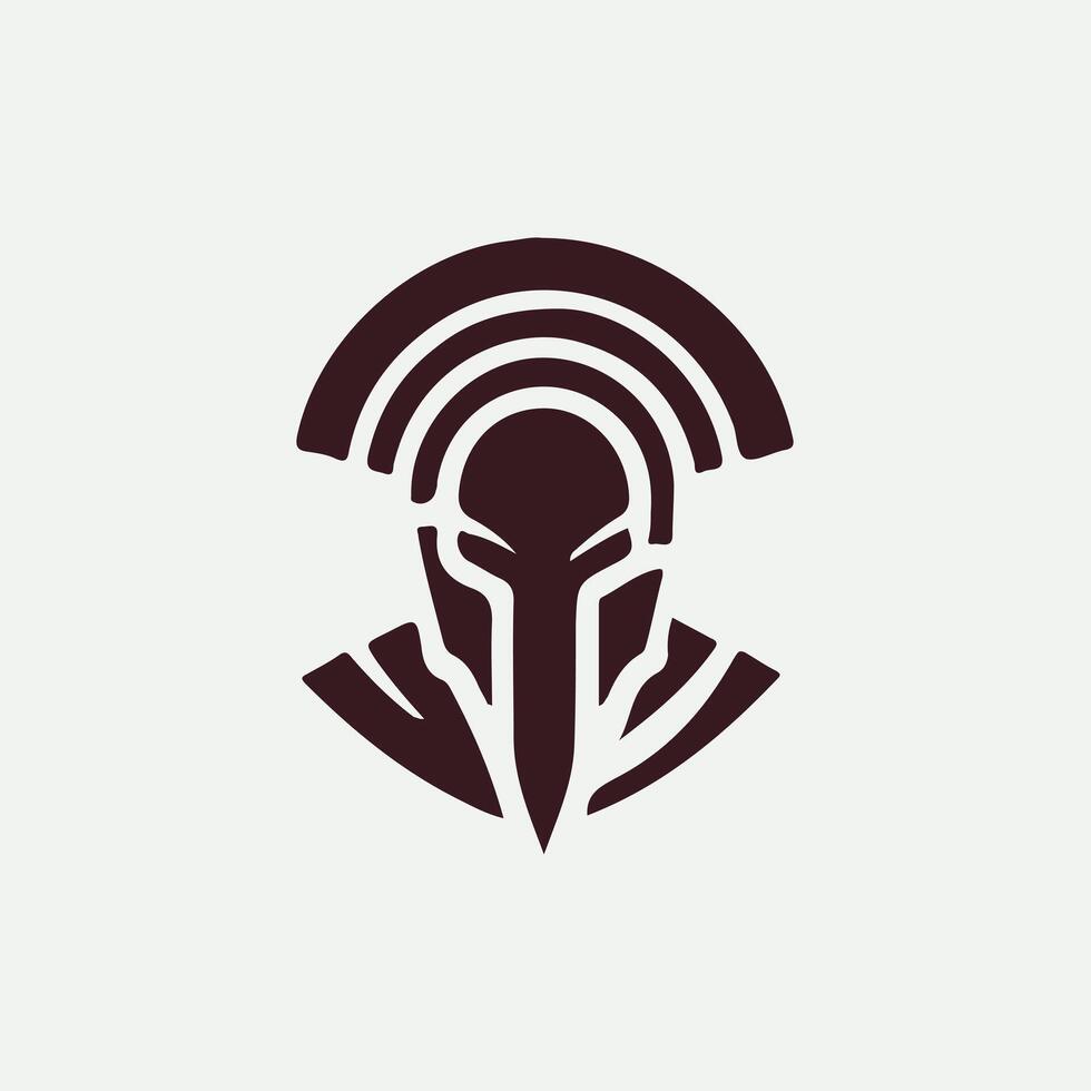 Linear Warrior Forge Linear Spartan vector