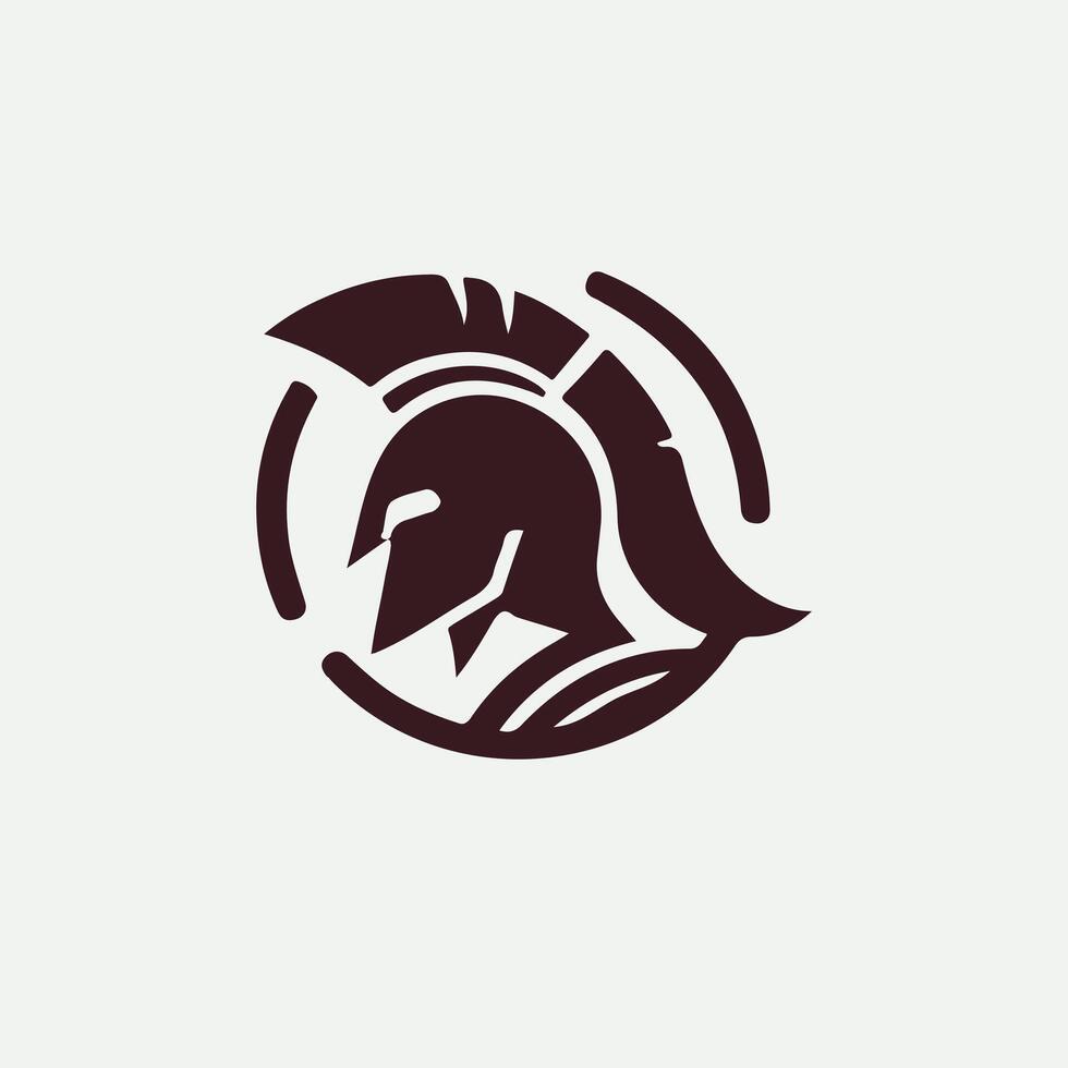 Spartan Horizon Linear Spartan design vector