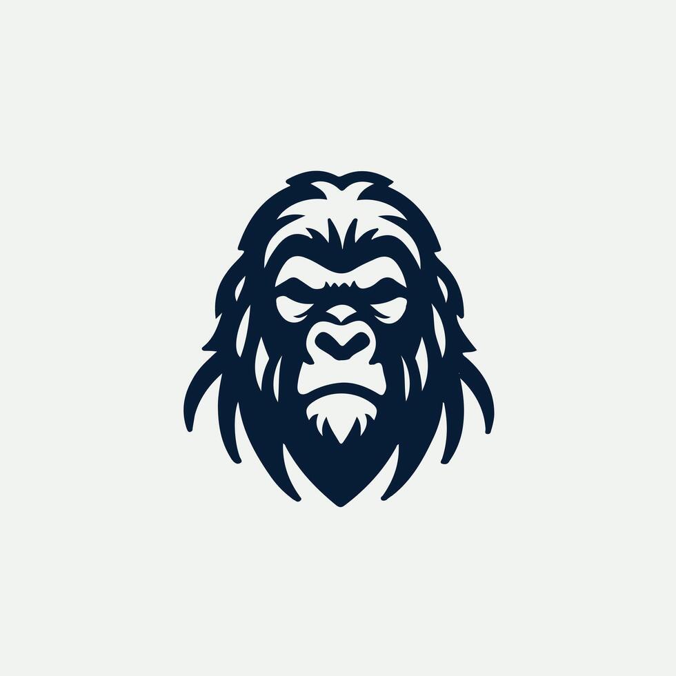 Mighty Primate Force Gorilla Design vector