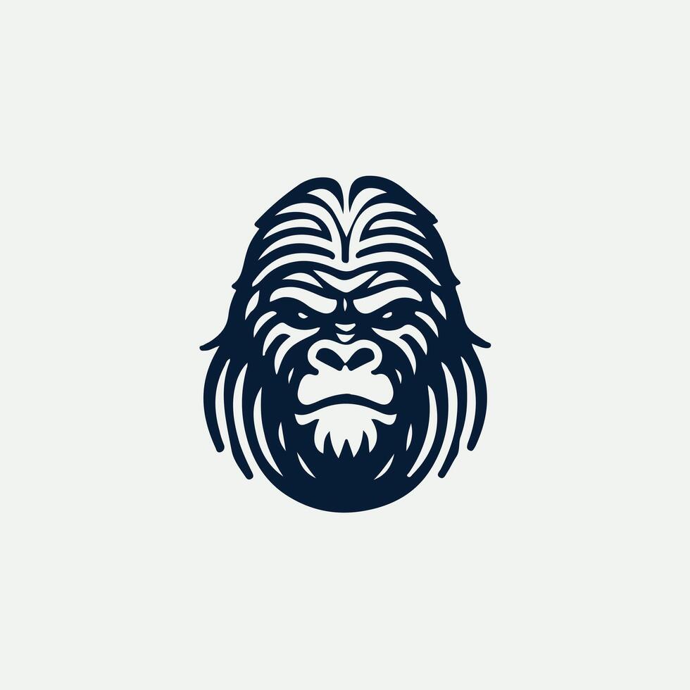 Beast of the Jungle Gorilla Design vector