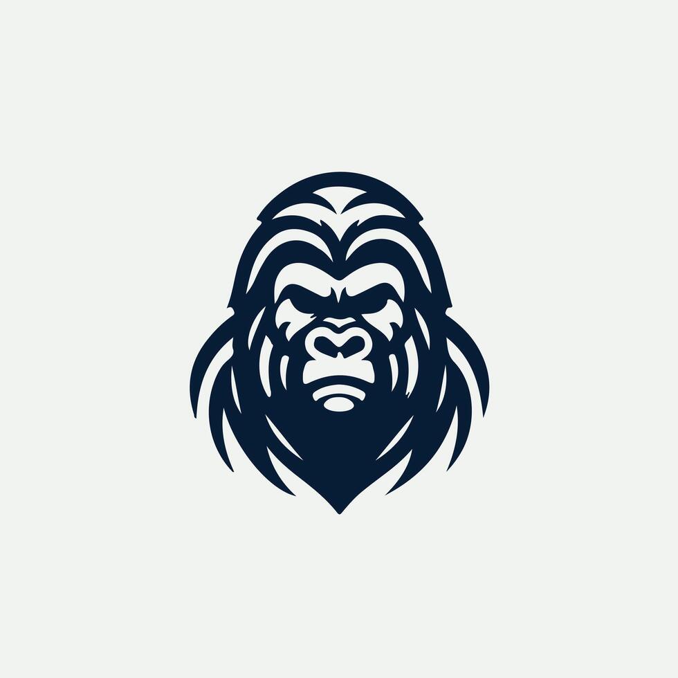 Alpha Primate Force Gorilla Design vector