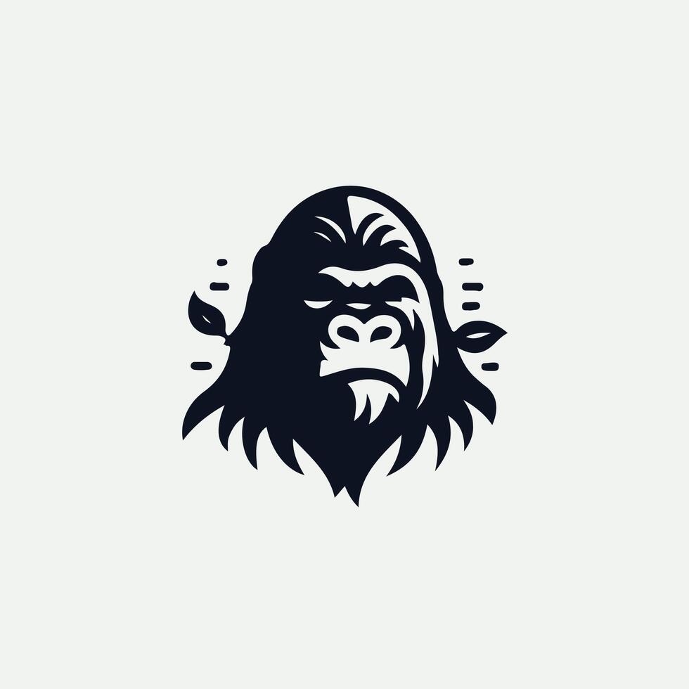 Primate Powerhouse Gorilla Design vector