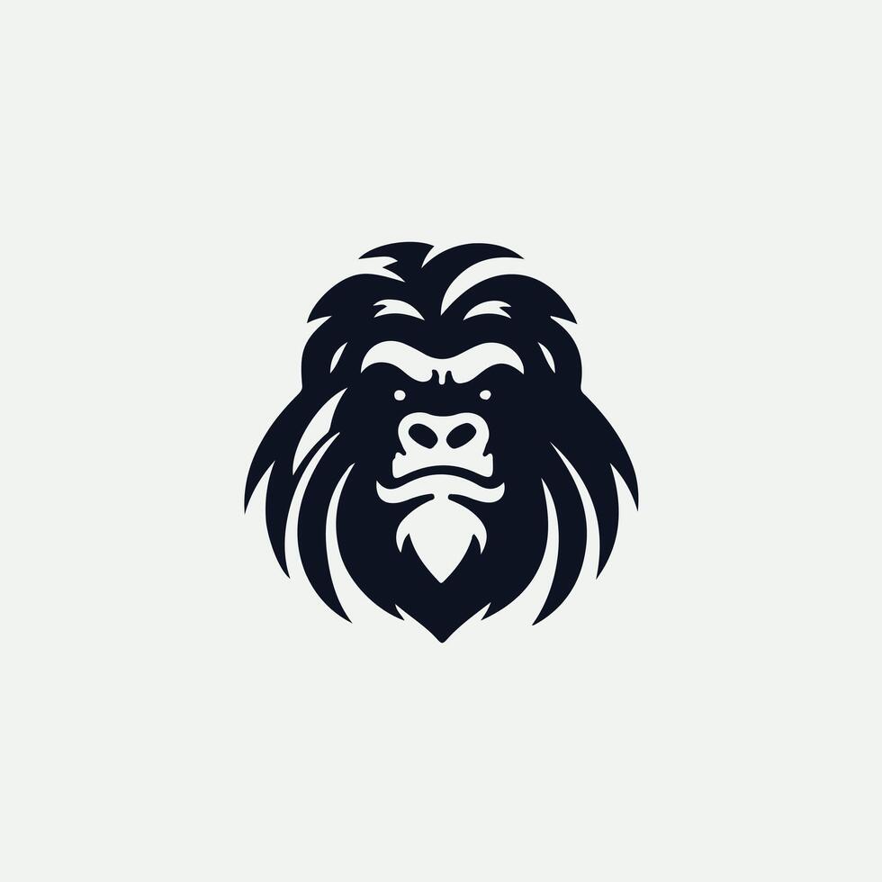 The Alpha Primate Gorilla Design vector