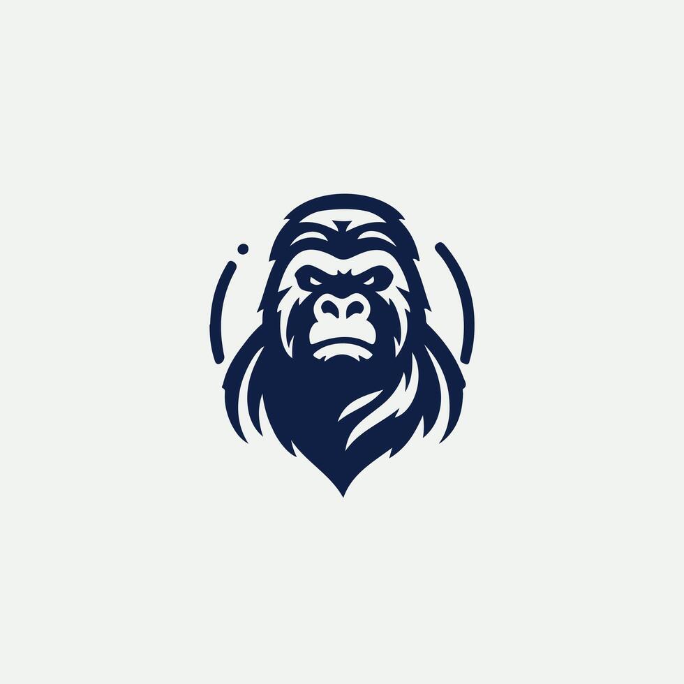 Gorilla Nation Logo Design vector