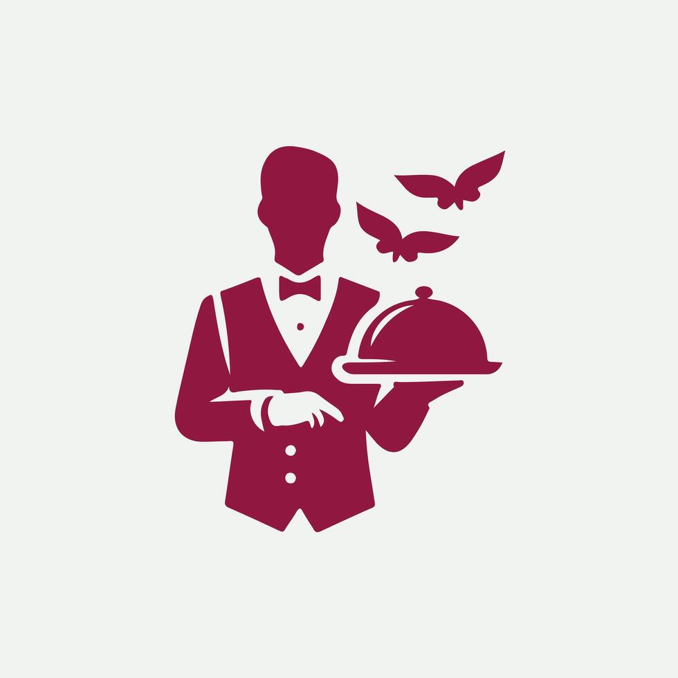 Prime Tenders waiter design vector