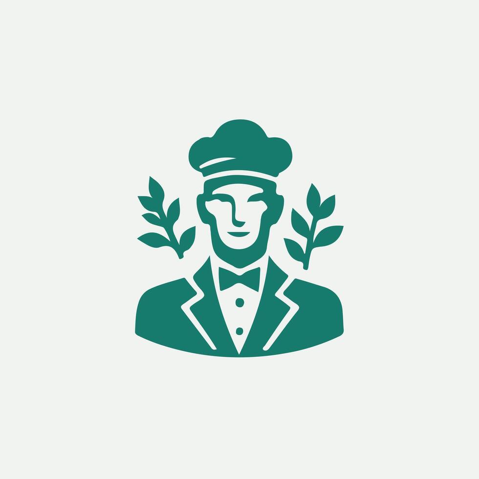 Fast Serve Squad waiter design vector