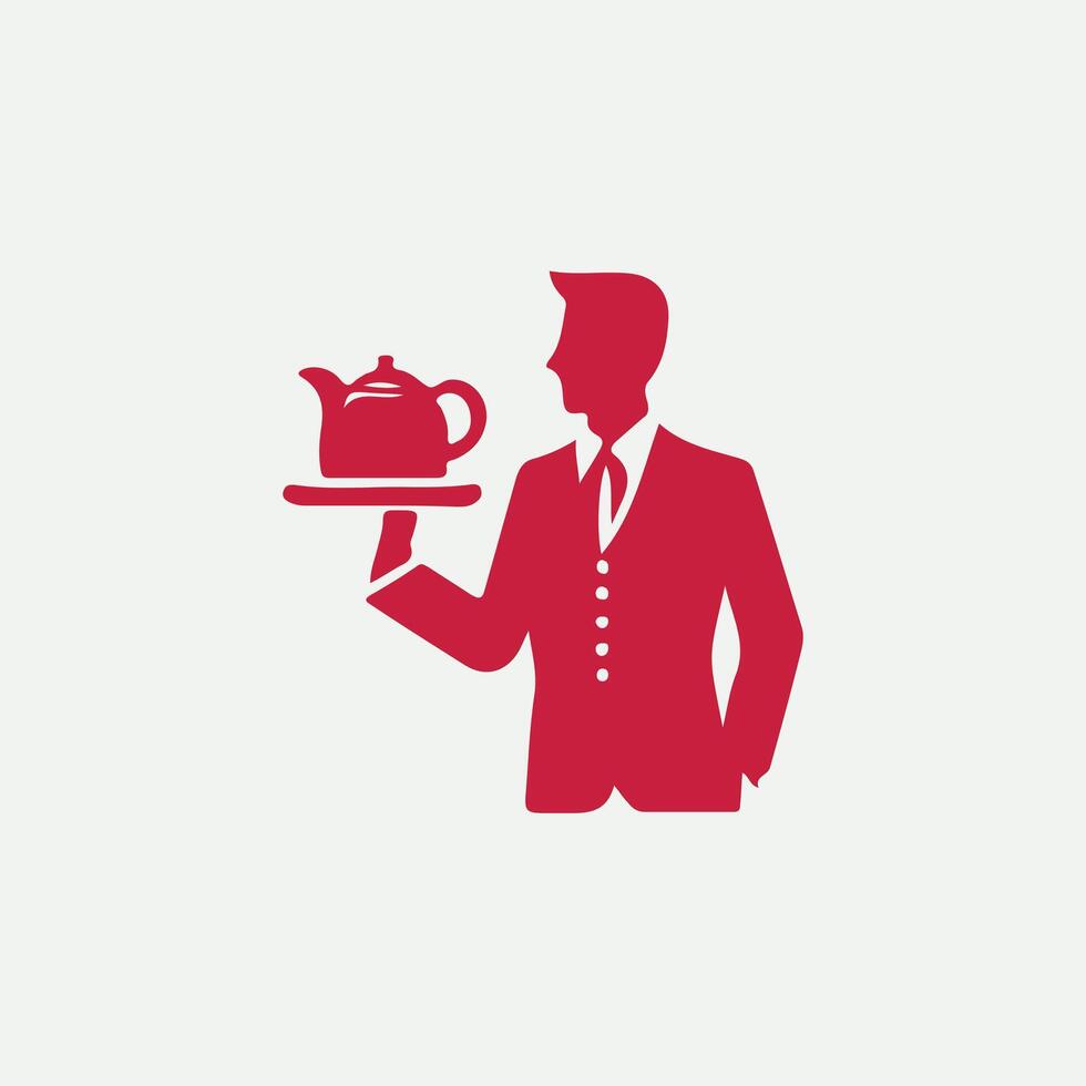 Quick Serve Squad waiter design vector